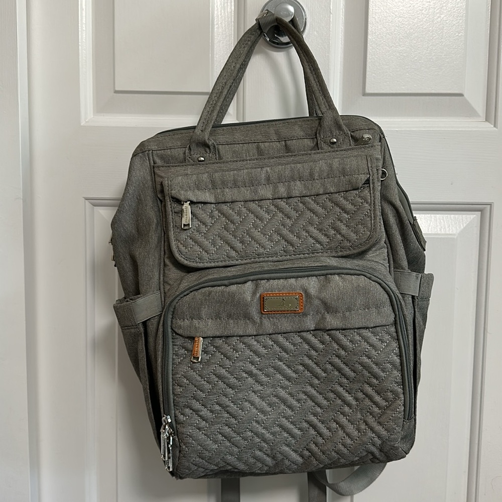 Babbleroo Wide Top Diaper Backpack